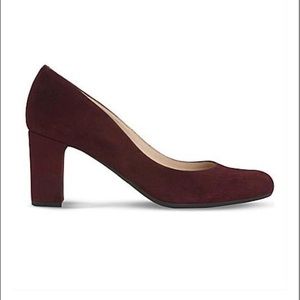 Maroon Suede LK Bennett Heels NWOT